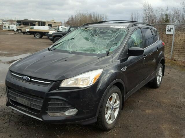 1FMCU9G9XDUB26516 - 2013 FORD ESCAPE SE BLACK photo 2