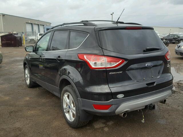 1FMCU9G9XDUB26516 - 2013 FORD ESCAPE SE BLACK photo 3