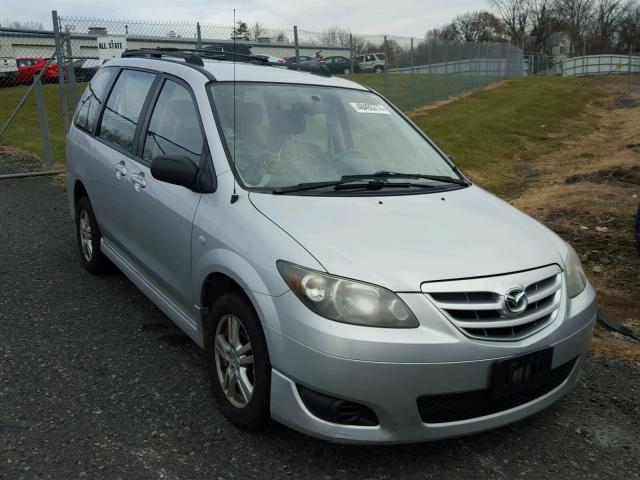 JM3LW28A640530751 - 2004 MAZDA MPV WAGON SILVER photo 1