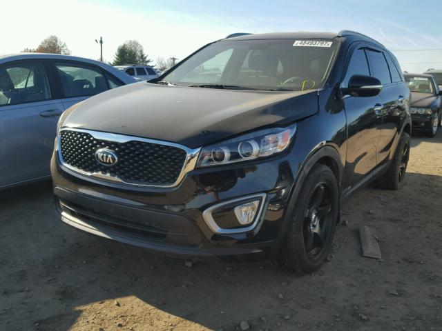 5XYPGDA53HG202915 - 2017 KIA SORENTO LX BLACK photo 2