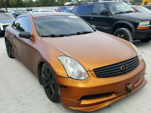 JNKCV54EX4M809312 - 2004 INFINITI G35 ORANGE photo 1