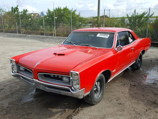 237176Z116287 - 1966 PONTIAC GTO RED photo 2