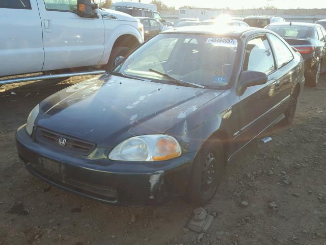 1HGEJ8249TL087693 - 1996 HONDA CIVIC EX GREEN photo 2