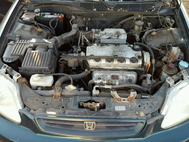 1HGEJ8249TL087693 - 1996 HONDA CIVIC EX GREEN photo 7