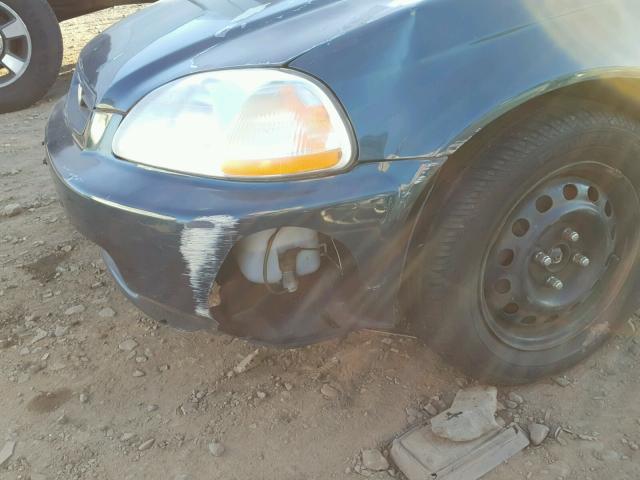 1HGEJ8249TL087693 - 1996 HONDA CIVIC EX GREEN photo 9