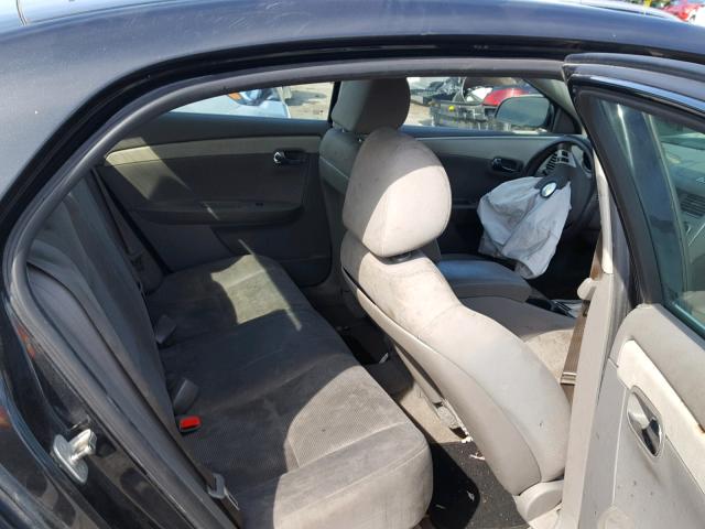1G1ZB5E14BF190748 - 2011 CHEVROLET MALIBU LS შავი ფოტო 6