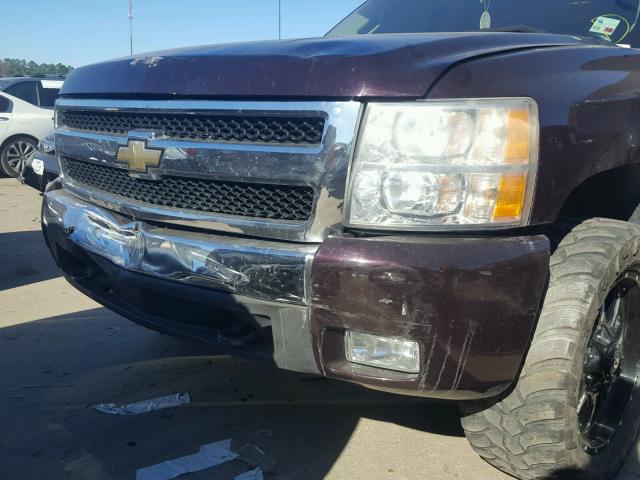 2GCEK13M781186835 - 2008 CHEVROLET SILVERADO BLACK photo 9