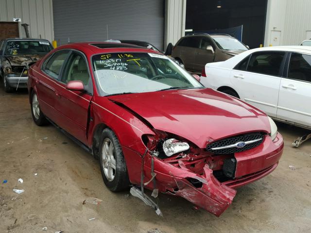 1FAHP56S11A275883 - 2001 FORD TAURUS SEL RED photo 1