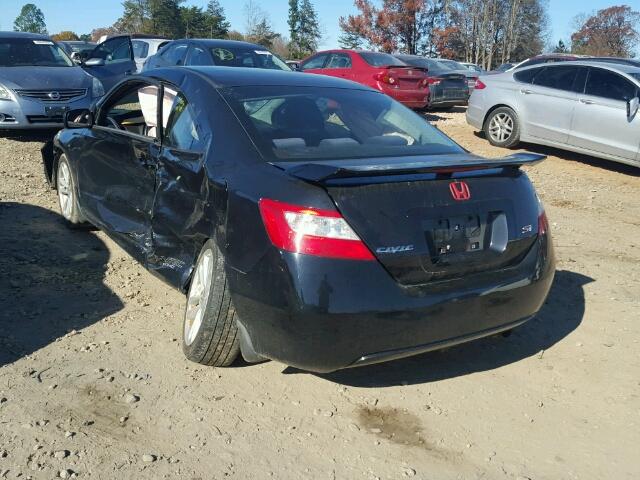 2HGFG21526H702418 - 2006 HONDA CIVIC SI BLACK photo 3