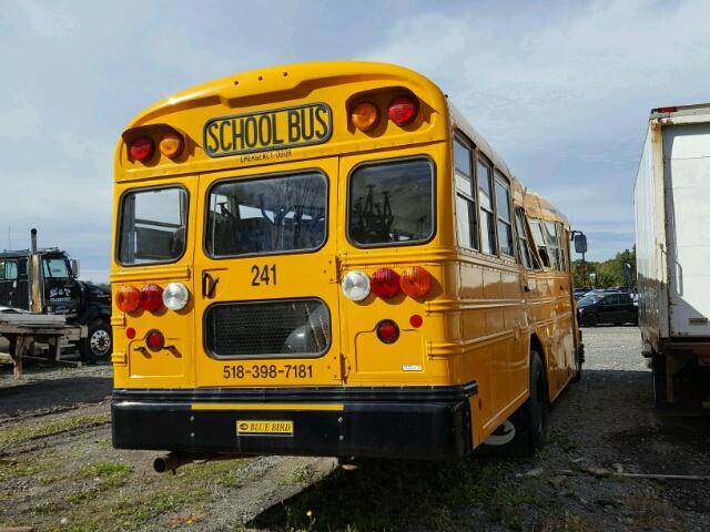 1BAKCCEA9JF341358 - 2018 BLUE BIRD SCHOOL BUS YELLOW photo 4