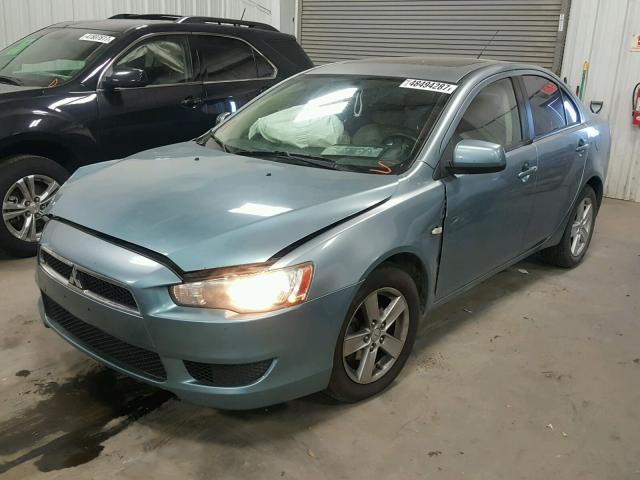 JA3AU26U98U008244 - 2008 MITSUBISHI LANCER ES TEAL photo 2