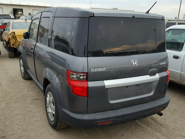 5J6YH2H34AL007131 - 2010 HONDA ELEMENT LX GRAY photo 3