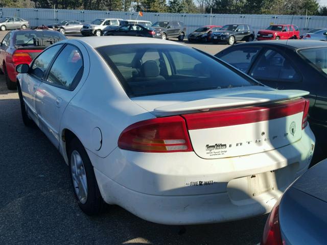 2B3HD46R6YH211765 - 2000 DODGE INTREPID WHITE photo 3