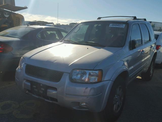 1FMCU94163KC65373 - 2003 FORD ESCAPE LIM SILVER photo 2