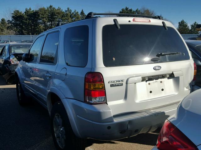 1FMCU94163KC65373 - 2003 FORD ESCAPE LIM SILVER photo 3