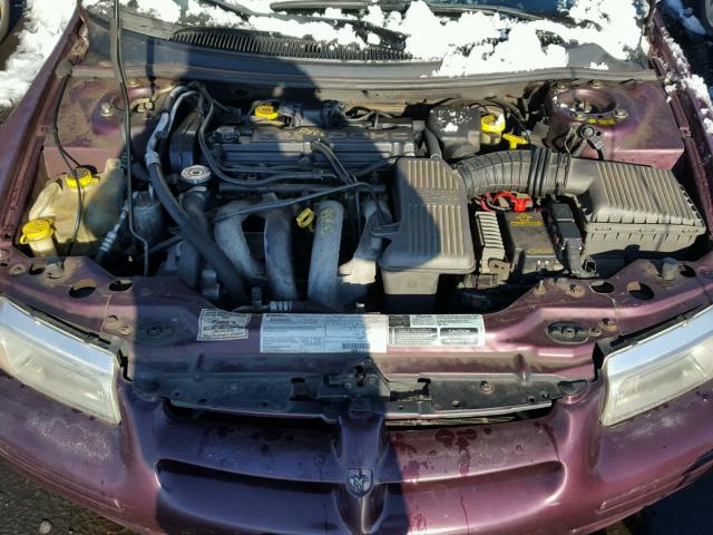 1B3EJ46X2XN552404 - 1999 DODGE STRATUS PURPLE photo 7