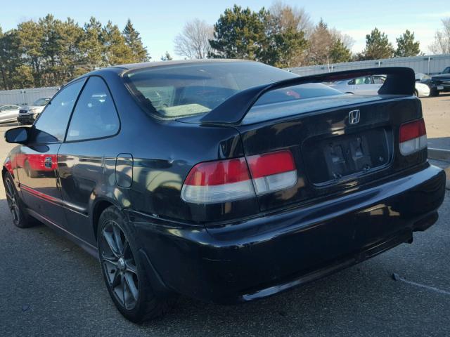 1HGEJ824XYL057870 - 2000 HONDA CIVIC EX BLACK photo 3