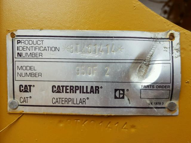 8TK01414 - 1994 CATERPILLAR 950F YELLOW photo 10