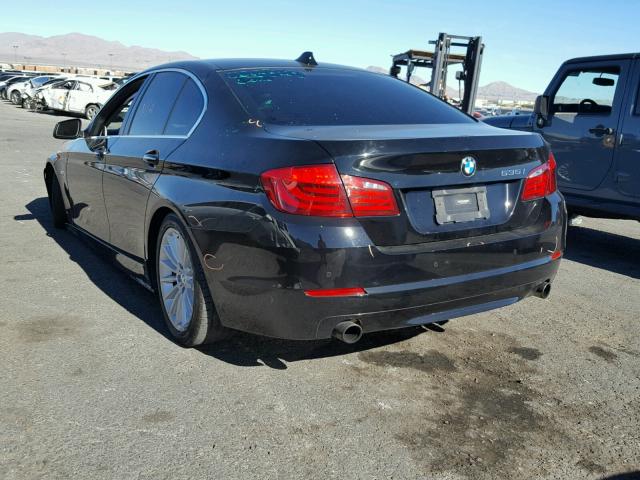 WBAFR7C54CC814507 - 2012 BMW 535 I BLACK photo 3