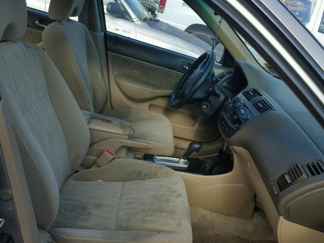 2HGES16514H636566 - 2004 HONDA CIVIC LX BEIGE photo 5