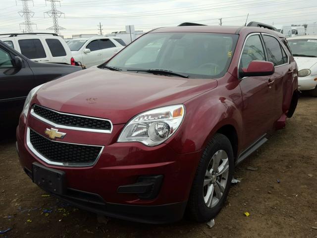 2CNALDEC4B6235612 - 2011 CHEVROLET EQUINOX LT MAROON photo 2