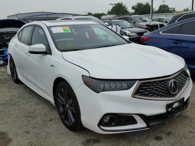 19UUB2F61JA001920 - 2018 ACURA TLX TECH+A WHITE photo 1