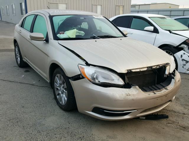 1C3CCBAB2EN123264 - 2014 CHRYSLER 200 LX GOLD photo 1