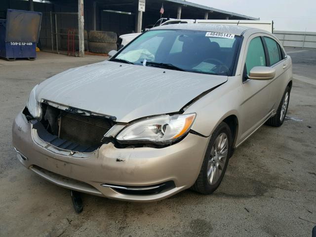 1C3CCBAB2EN123264 - 2014 CHRYSLER 200 LX GOLD photo 2