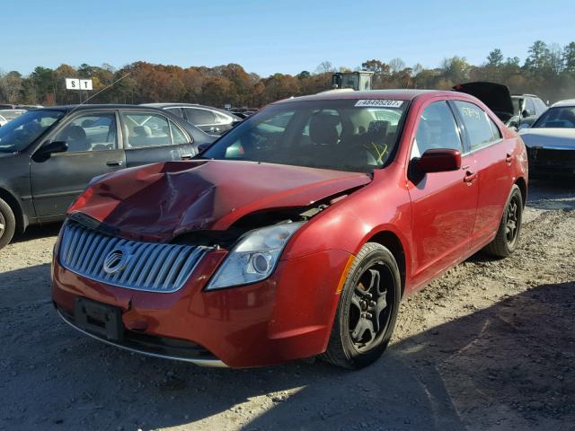 3MEHM0HA6AR620324 - 2010 MERCURY MILAN BURGUNDY photo 2