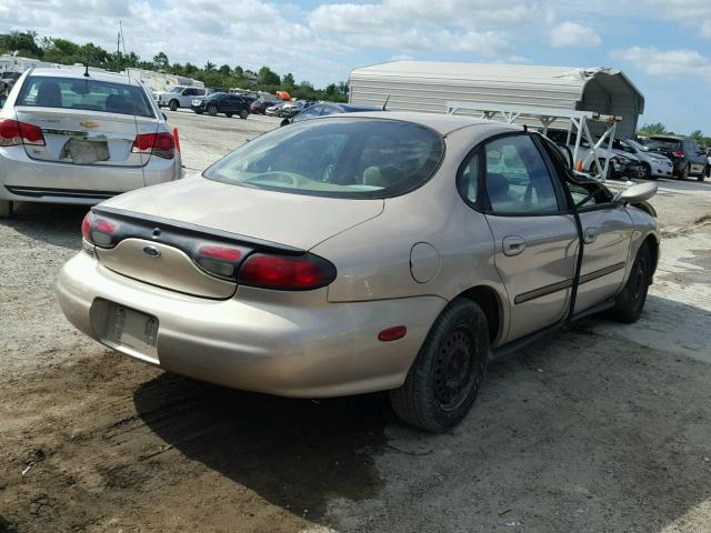 1FAFP53U0XA254772 - 1999 FORD TAURUS SE GOLD photo 4