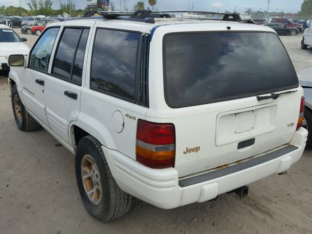 1J4GZ78Y5TC213756 - 1996 JEEP GRAND CHER WHITE photo 2