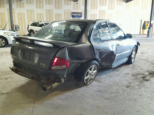 3N1BB51D61L127991 - 2001 NISSAN SENTRA SE GRAY photo 4