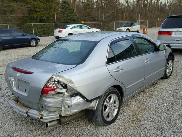 1HGCM567X6A138149 - 2006 HONDA ACCORD EX SILVER photo 4