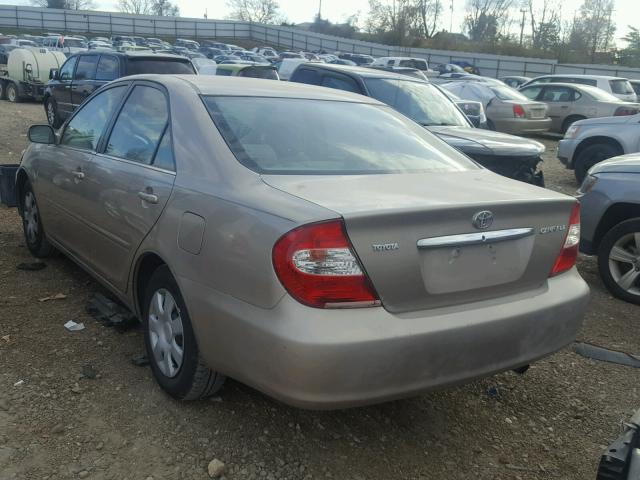 4T1BE32K03U647288 - 2003 TOYOTA CAMRY LE BEIGE photo 3