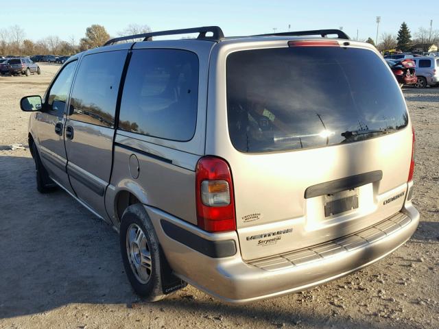 1GNDX03E44D111239 - 2004 CHEVROLET VENTURE TAN photo 3