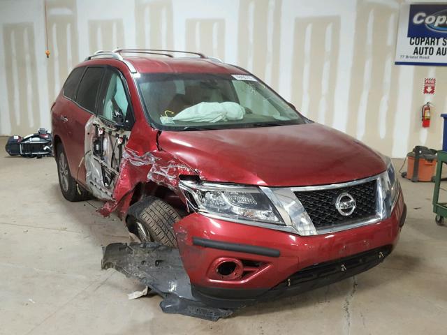 5N1AR2MM0EC704686 - 2014 NISSAN PATHFINDER RED photo 1