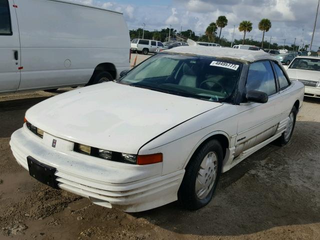 1G3WT34T8ND357076 - 1992 OLDSMOBILE CUTLASS SU WHITE photo 2