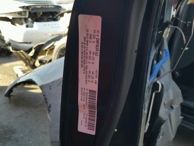 2B3KA43RX8H303741 - 2008 DODGE CHARGER BLACK photo 10