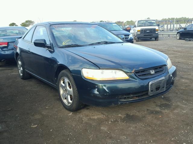 1HGCG2258YA000784 - 2000 HONDA ACCORD EX BLACK photo 1