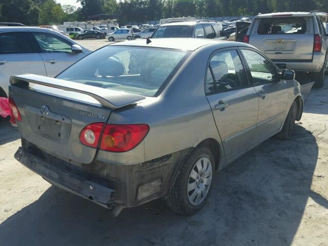 1NXBR32E33Z086003 - 2003 TOYOTA COROLLA CE GRAY photo 4