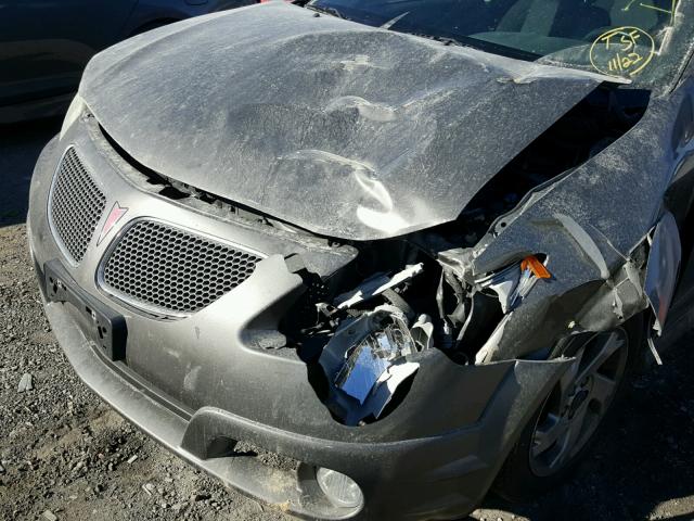 5Y2SL65837Z431004 - 2007 PONTIAC VIBE GRAY photo 9