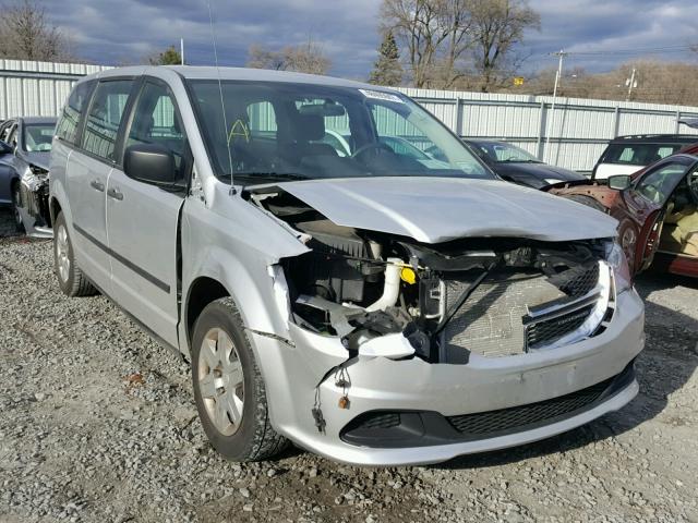 2C4RDGBG1CR182204 - 2012 DODGE GRAND CARA SILVER photo 1