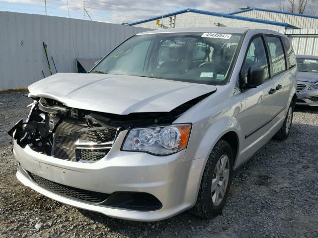 2C4RDGBG1CR182204 - 2012 DODGE GRAND CARA SILVER photo 2