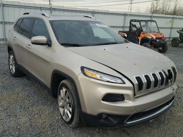 1C4PJLDS9FW566169 - 2015 JEEP CHEROKEE L TAN photo 1