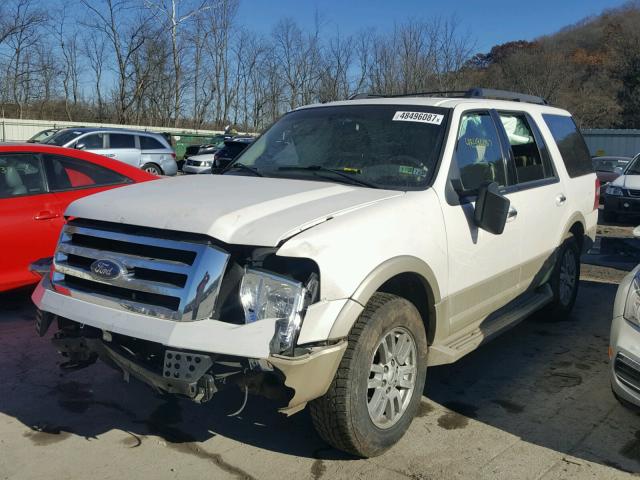 1FMJU1J59AEB58989 - 2010 FORD EXPEDITION WHITE photo 2