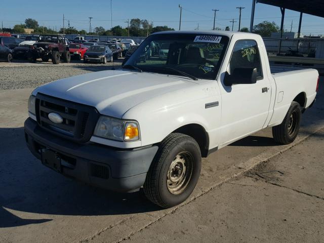 1FTYR10D36PA83618 - 2006 FORD RANGER WHITE photo 2