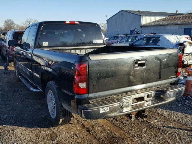 1GCEC19V07Z205664 - 2007 CHEVROLET SILVERADO BLACK photo 3