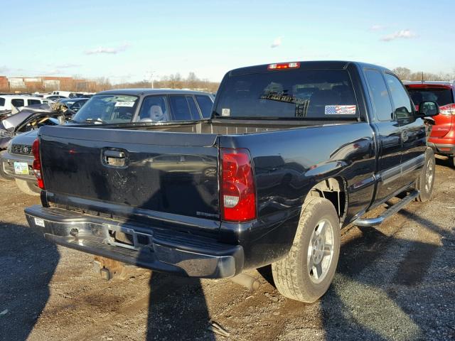 1GCEC19V07Z205664 - 2007 CHEVROLET SILVERADO BLACK photo 4