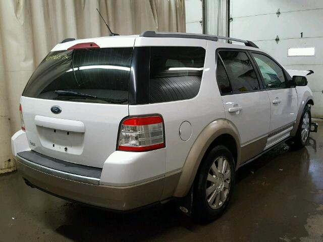 1FMDK07W38GA22806 - 2008 FORD TAURUS X E WHITE photo 4