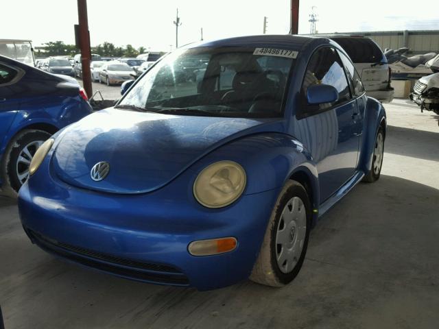 3VWBB61C7WM042604 - 1998 VOLKSWAGEN NEW BEETLE BLUE photo 2